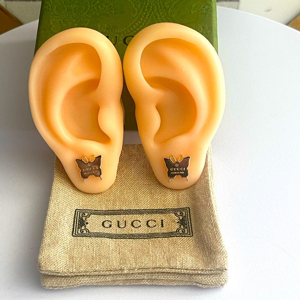 Brand New Authentic Gucci Silver Earrings with full inclusion - Picture 2 of 4